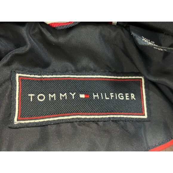 Tommy Hilfiger Women's Navy Blue Quilted Hooded Winter Coat Sz XS - Picture 8 of 12